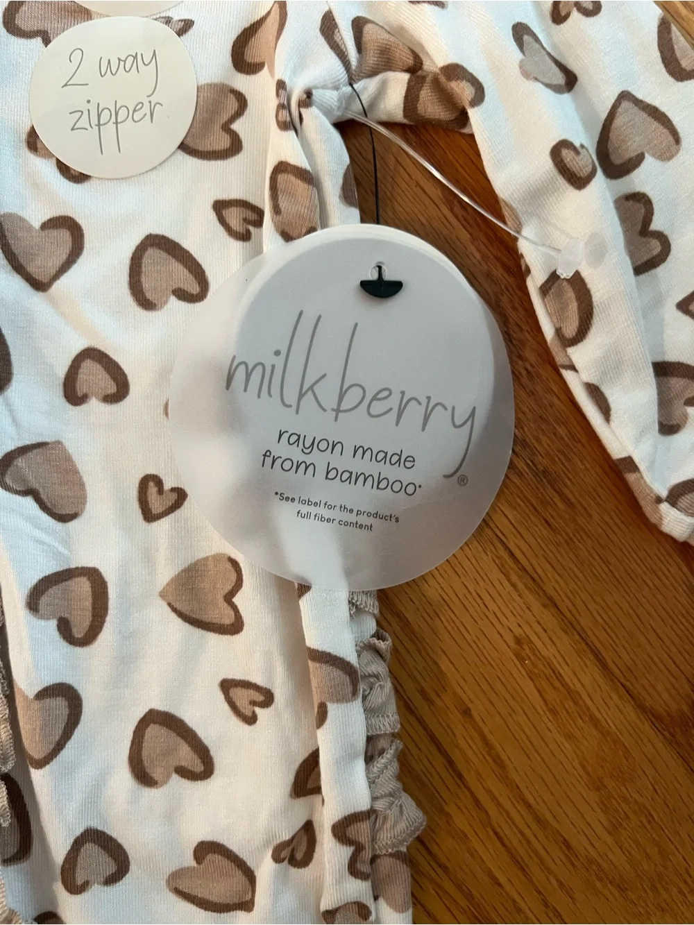 Milkberry cream footie